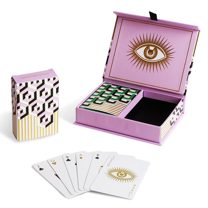 Игральные карты VERSAILLES PLAYING CARD SET Jonathan Adler Розовый Черный Белый Золотой Зеленый Игральные карты VERSAILLES PLAYING CARD SET Jonathan Adler Розовый Черный Белый Золотой Зеленый в Костроме | Loft Concept