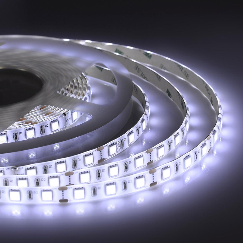 Светодиодная влагозащищенная лента 14,4W/m 60LED/m 5050SMD холодный белый Белый Светодиодная влагозащищенная лента 14,4W/m 60LED/m 5050SMD холодный белый Белый в Костроме | Loft Concept