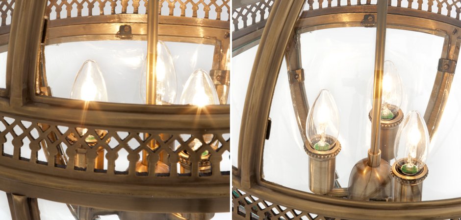 Люстра Lantern Residential Brass M Люстра Lantern Residential Brass M - Loft-Concept в Костроме