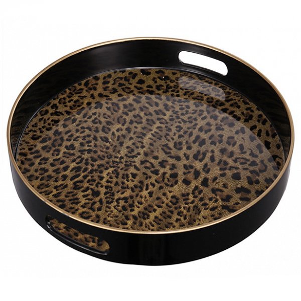 Поднос Leopard Коричневый Поднос Leopard Коричневый в Костроме | Loft Concept