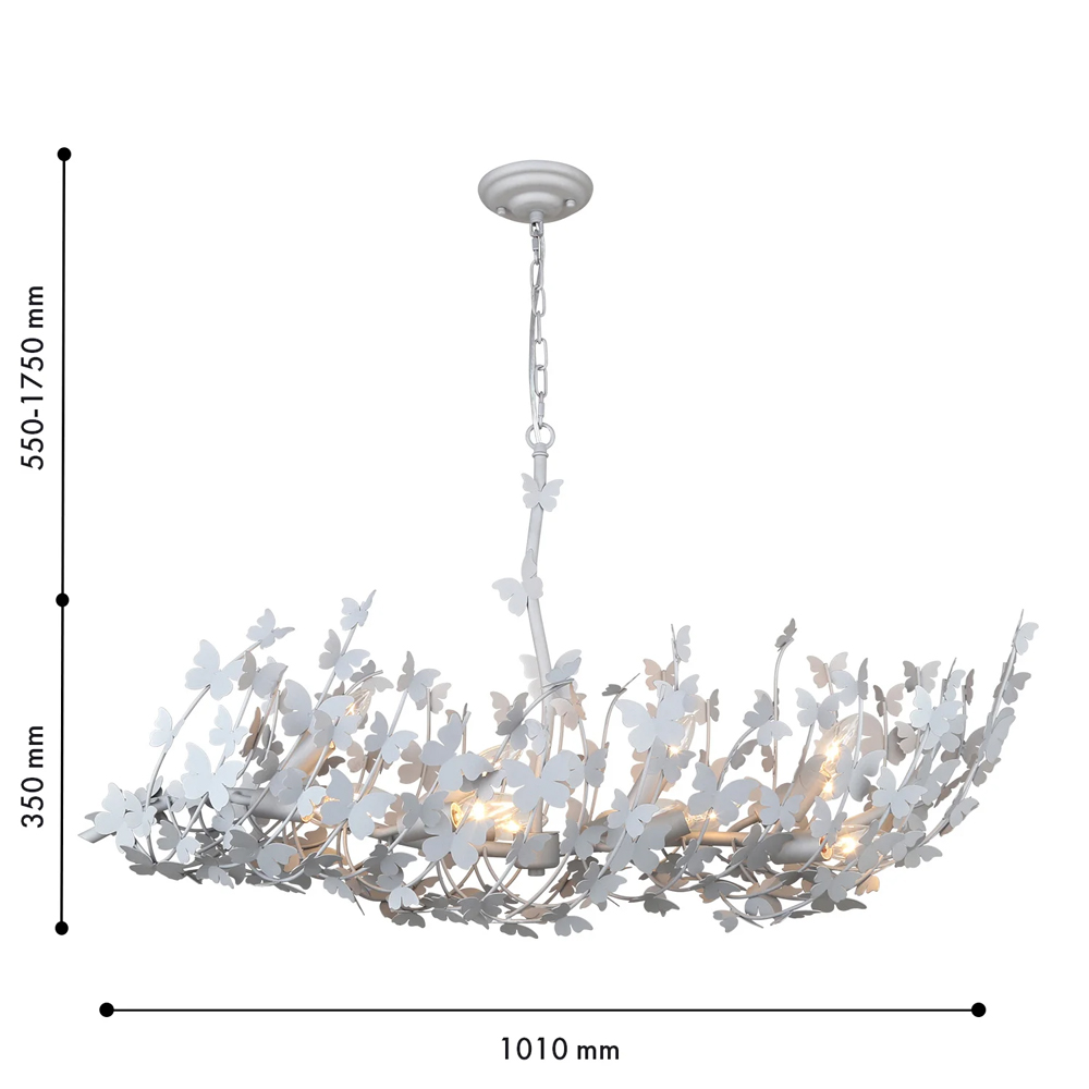 Люстра с абажуром оформленным в виде стаи бабочек Eternal Butterflies в Костроме