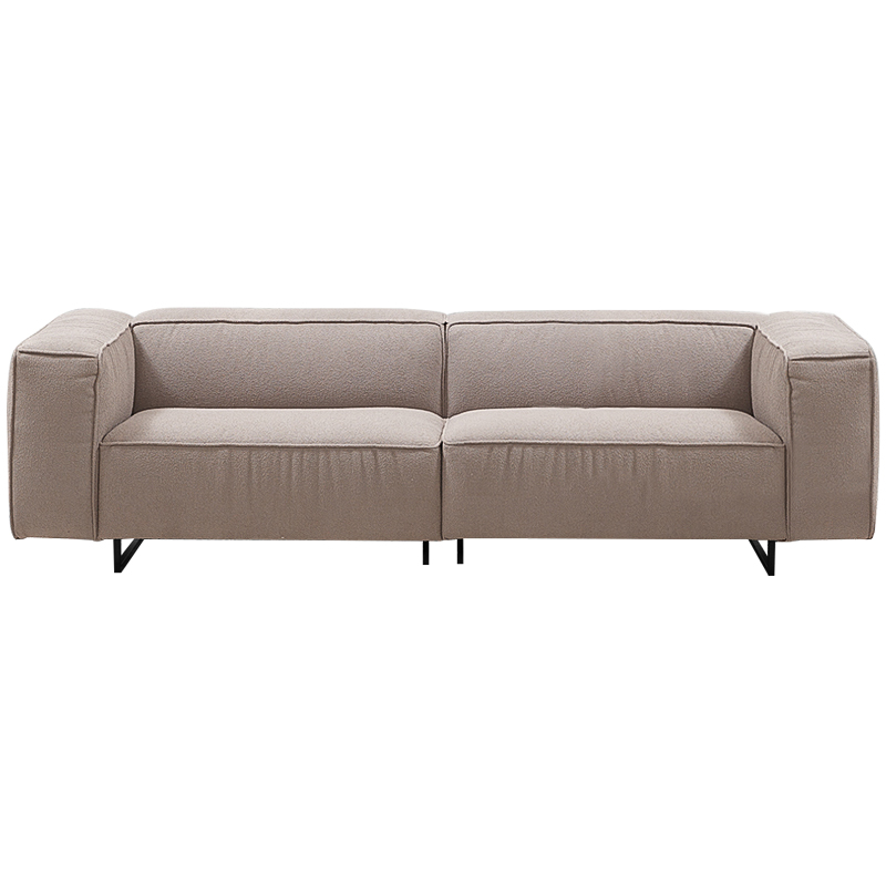 Диван Bastien Soft Beige Sofa Бежевый Черный Диван Bastien Soft Beige Sofa Бежевый Черный в Костроме | Loft Concept