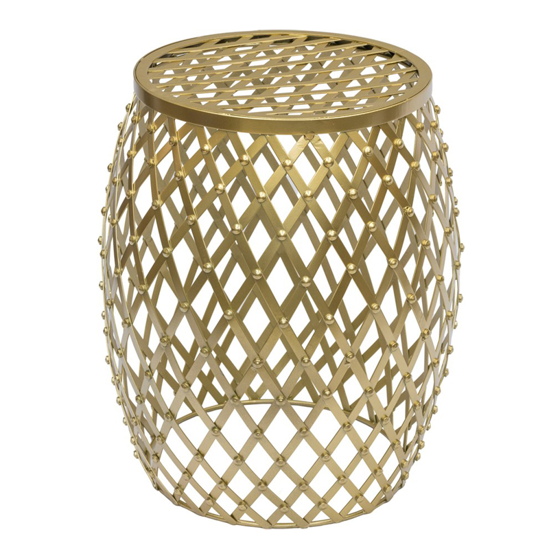 Табурет Stool Barrel Золотой Табурет Stool Barrel Золотой в Костроме | Loft Concept