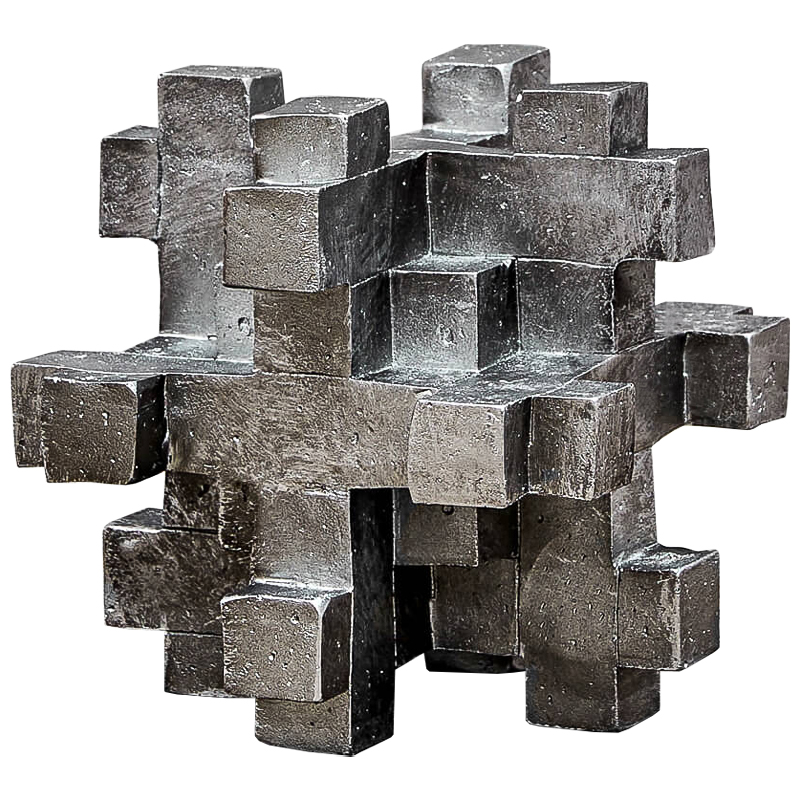 Аксессуар Cube Abstraction Серебряный Аксессуар Cube Abstraction Серебряный в Костроме | Loft Concept