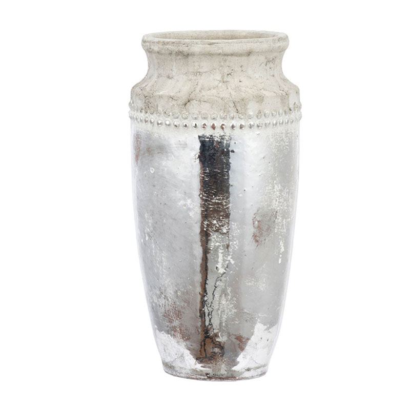 Ваза Vase Argenta silver 33 Серебряный Ваза Vase Argenta silver 33 Серебряный в Костроме | Loft Concept
