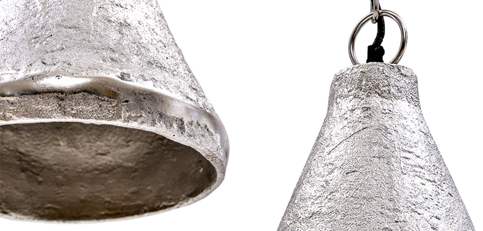 Подвесной светильник Rough Silver Pendant Подвесной светильник Rough Silver Pendant - Loft-Concept в Костроме