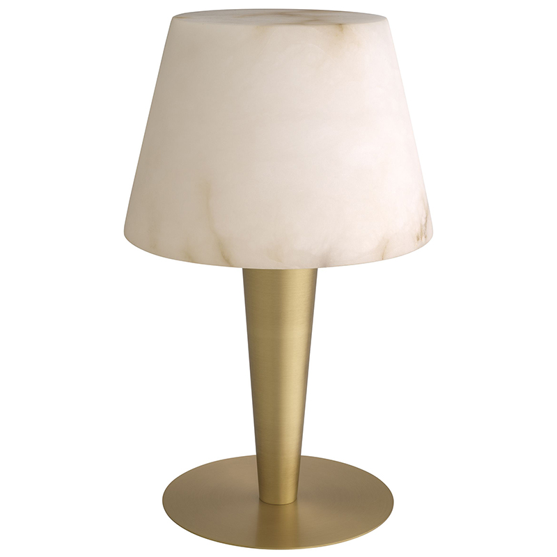 Настольная лампа Eichholtz Table Lamp Scarlette Бежевый Белый Мрамор Bianco Латунь Настольная лампа Eichholtz Table Lamp Scarlette Бежевый Белый Мрамор Bianco Латунь в Костроме | Loft Concept