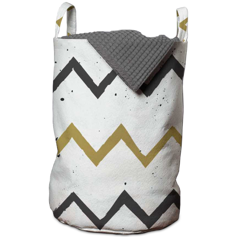 Корзина Chevron Basket Белый Горчичный Графит Корзина Chevron Basket Белый Горчичный Графит в Костроме | Loft Concept