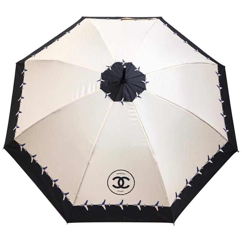 Зонт раскладной CHANEL дизайн 015 Бежевый цвет Бежевый Черный Коричневый Зонт раскладной CHANEL дизайн 015 Бежевый цвет Бежевый Черный Коричневый в Костроме | Loft Concept