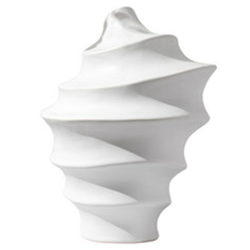 Ваза White Spiral Molecule Collection Vase Белый Ваза White Spiral Molecule Collection Vase Белый в Костроме | Loft Concept