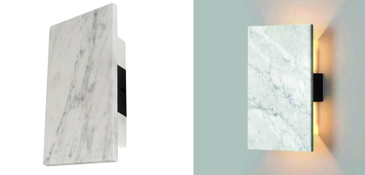 Бра Jordy Marble Slab Wall Lamp - фото