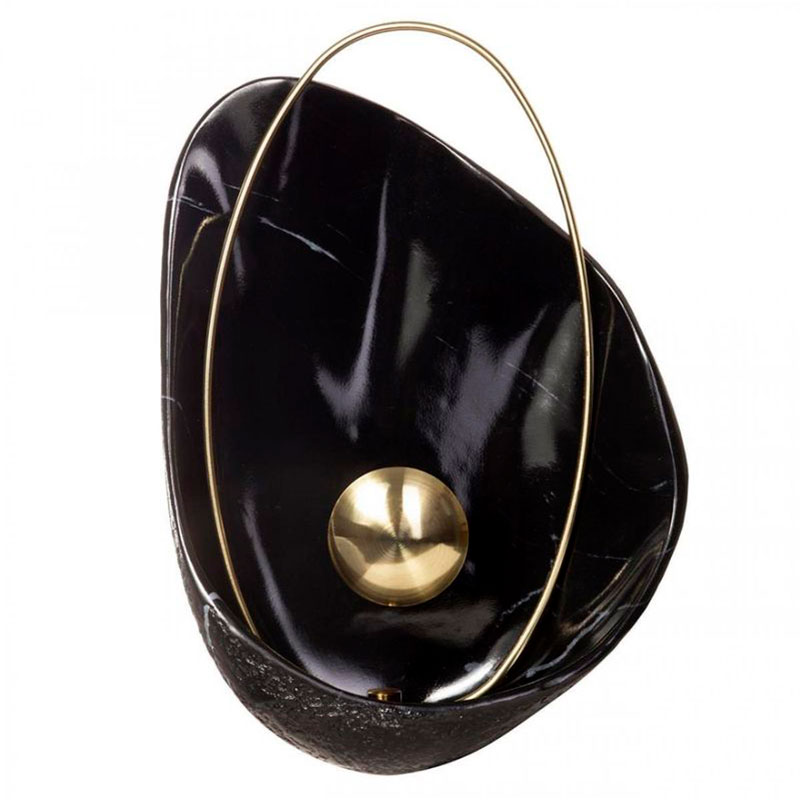 Бра Черная Жемчужина Ginger & Jagger Pearl WALL LAMP Черный Глянцевое золото Бра Черная Жемчужина Ginger & Jagger Pearl WALL LAMP Черный Глянцевое золото в Костроме | Loft Concept