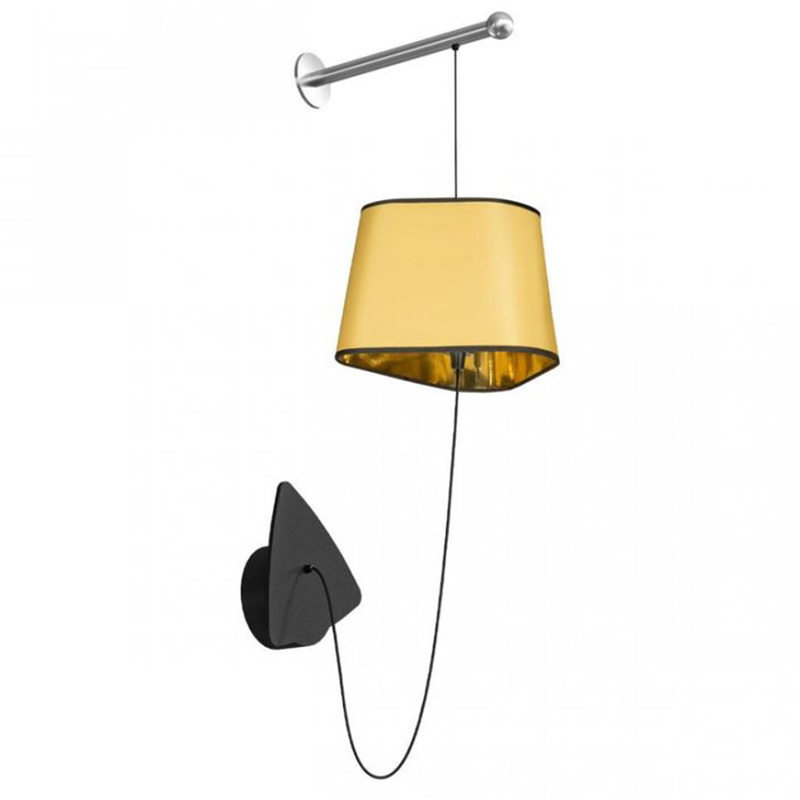 Бра Designheure Lighting Gold Wall Lamp Золотой Черный в Костроме | Loft Concept 