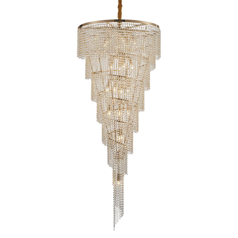 Хрустальная люстра Crystal Art Bronze D70 см Бронзовый Прозрачный Хрустальная люстра Crystal Art Bronze D70 см Бронзовый Прозрачный в Костроме | Loft Concept