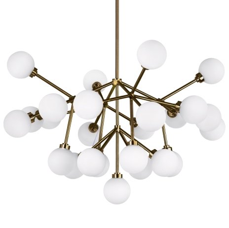 Люстра Tech Lighting Mara Chandelier Золотой Белый Люстра Tech Lighting Mara Chandelier Золотой Белый в Костроме | Loft Concept