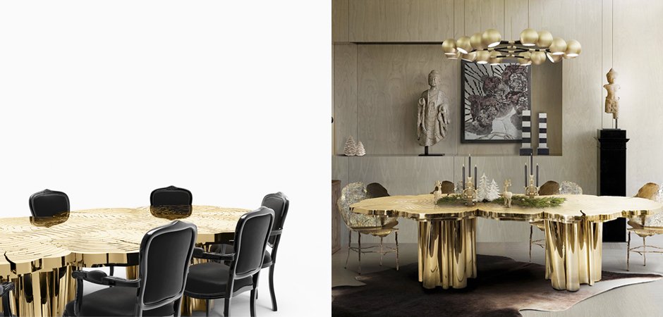 Обеденный стол Fortuna dining table by Boca do lobo Обеденный стол Fortuna dining table by Boca do lobo - Loft-Concept в Костроме