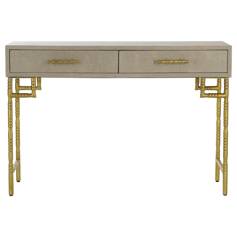 Консоль Gray Texture Console Золотой Серый в Костроме | Loft Concept 