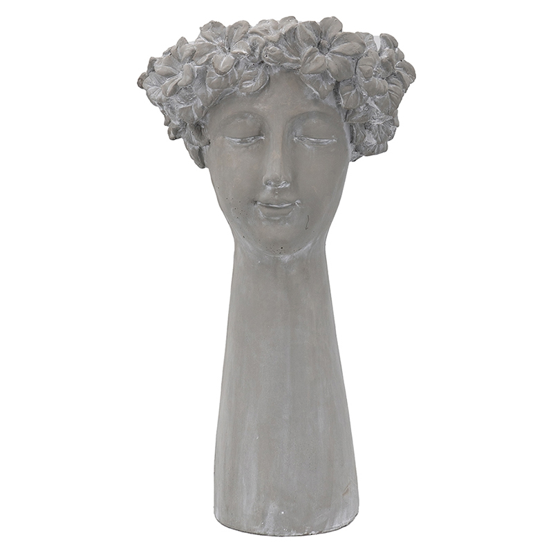 Ваза Agata Bust Vase Серый Ваза Agata Bust Vase Серый в Костроме | Loft Concept