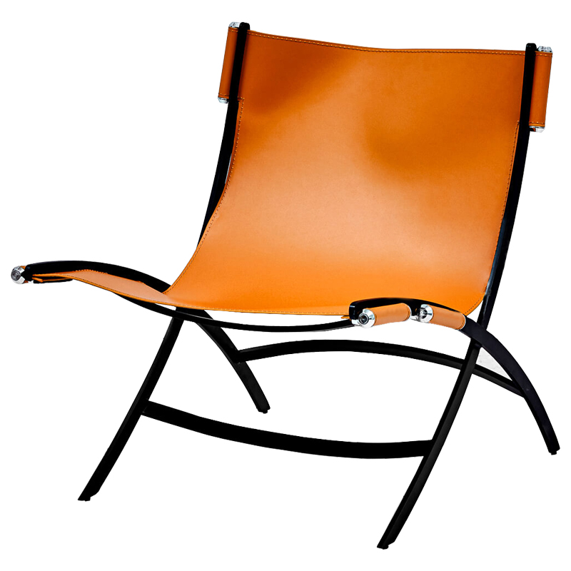 Кресло Ambre Chair Оранжевый Черный Кресло Ambre Chair Оранжевый Черный в Костроме | Loft Concept