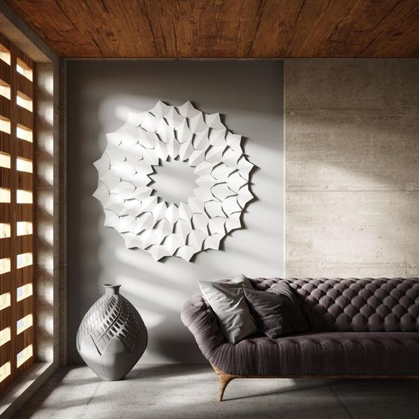 Гипсовая 3D Панель DRAGON SCALE - A B C D Гипсовая 3D Панель DRAGON SCALE - A B C D в Костроме | Loft Concept