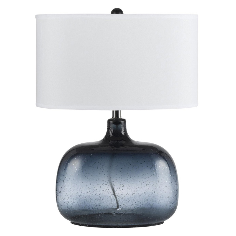 Настольная лампа Ozanne Table lamp Белый Темно-синий Настольная лампа Ozanne Table lamp Белый Темно-синий в Костроме | Loft Concept