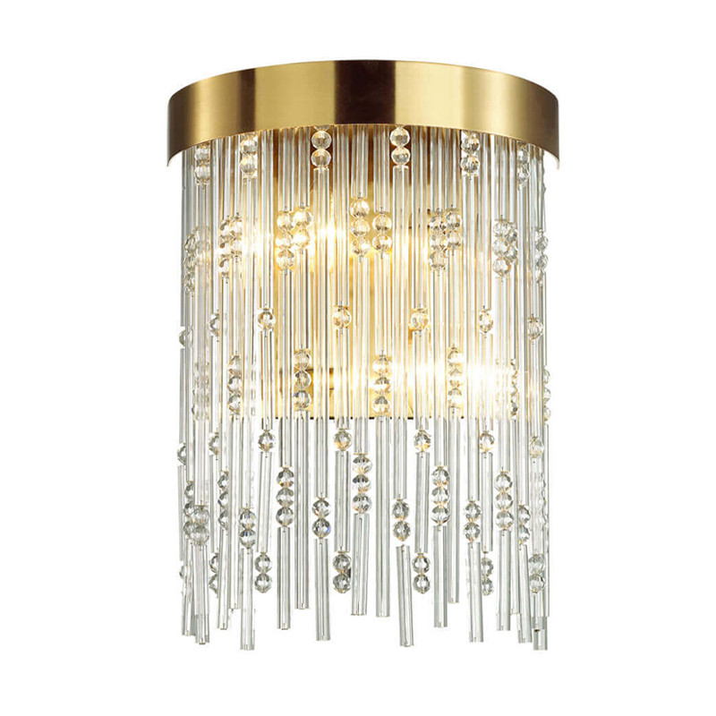 Бра Hailstorm Rain Kerri Wall lamp gold Прозрачный (Transparent) Золотой Бра Hailstorm Rain Kerri Wall lamp gold Прозрачный (Transparent) Золотой в Костроме | Loft Concept