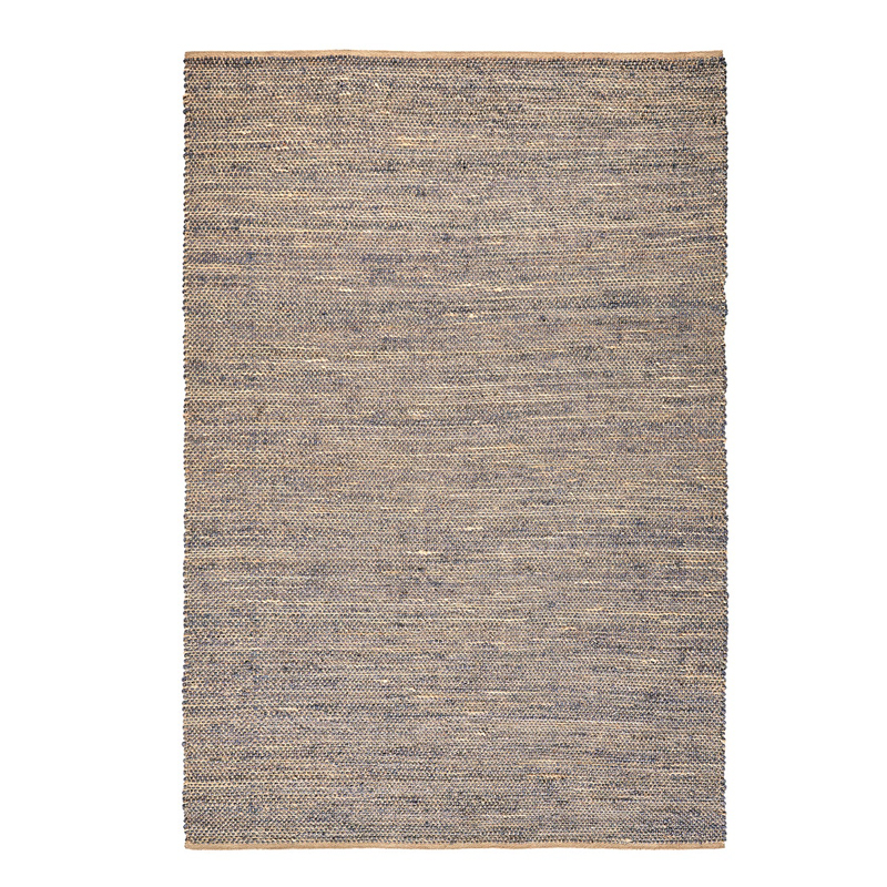 Ковер Rectangular Carpet blue 100% джут Бежевый Синий Ковер Rectangular Carpet blue 100% джут Бежевый Синий в Костроме | Loft Concept
