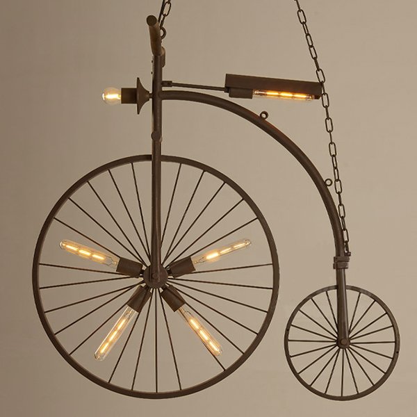 Сhandelier Loft BIKE Искусственная бурая ржавчина Сhandelier Loft BIKE Искусственная бурая ржавчина в Костроме | Loft Concept