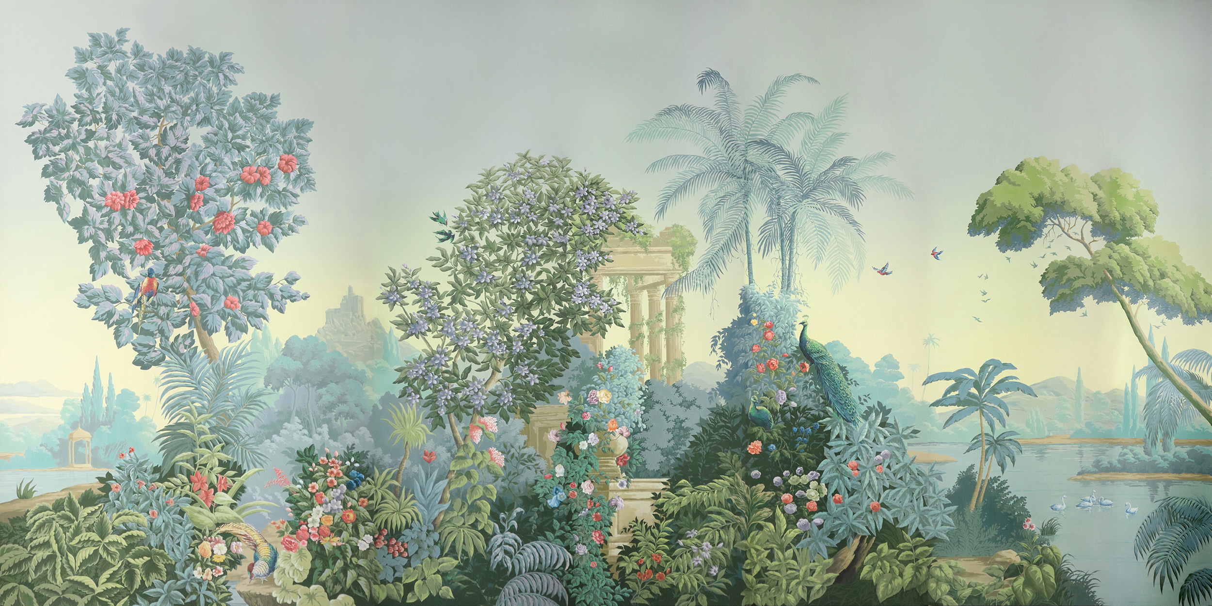 Обои ручная роспись Paradise Lost Celeste on scenic paper Обои ручная роспись Paradise Lost Celeste on scenic paper - постер Loft-Concept в Костроме