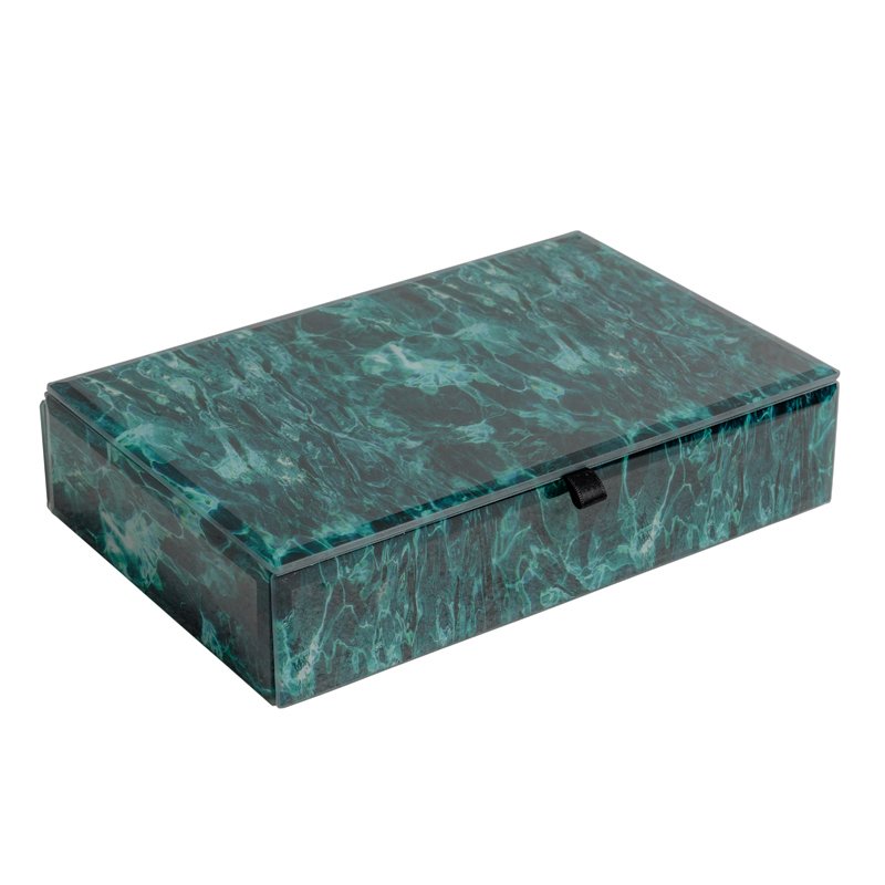 Шкатулка Turquoise Smoke Бирюзовый Шкатулка Turquoise Smoke Бирюзовый в Костроме | Loft Concept