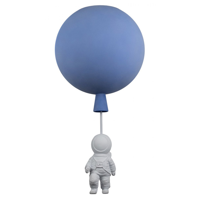 Потолочный светильник Cosmonaut blue ball Синий Потолочный светильник Cosmonaut blue ball Синий в Костроме | Loft Concept