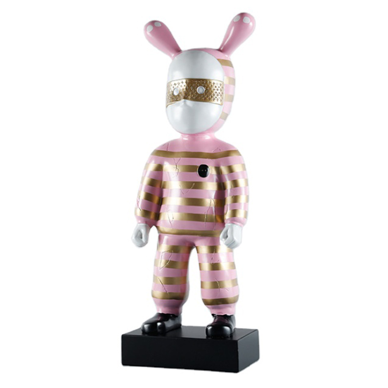 Rolito Large Figurine Pink Розовый Черный Золотой Rolito Large Figurine Pink Розовый Черный Золотой в Костроме | Loft Concept