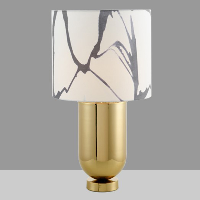 Настольная лампа Adeline Gold Table Lamp Золотой Белый Настольная лампа Adeline Gold Table Lamp Золотой Белый в Костроме | Loft Concept