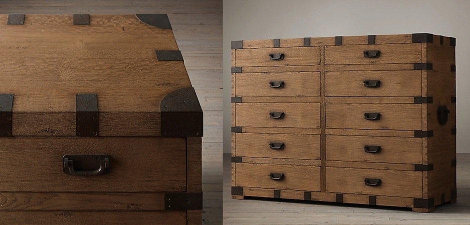 Комод в винтажном стиле Vintage Antique Oak Big Комод в винтажном стиле Vintage Antique Oak Big - Loft-Concept в Костроме