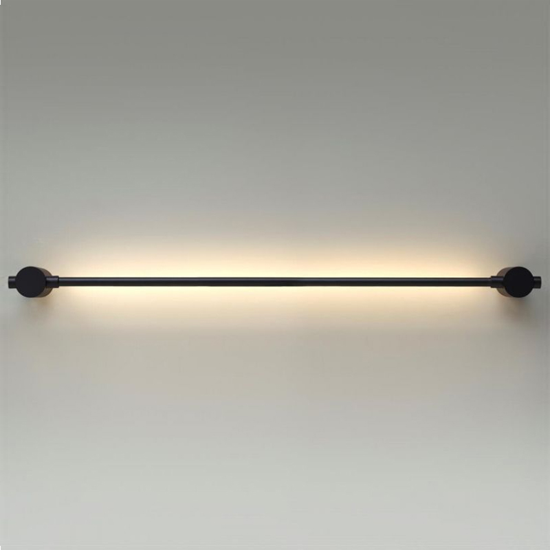 Черное светодиодное бра Trumpet tube Wide Черный матовый Черный Черное светодиодное бра Trumpet tube Wide Черный матовый Черный в Костроме | Loft Concept