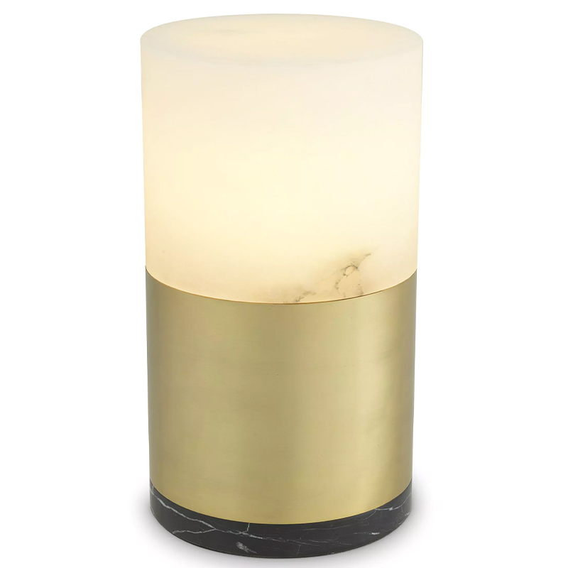 Настольная лампа Eichholtz Table Lamp McLean 20 cm Черный Латунь Бежевый Настольная лампа Eichholtz Table Lamp McLean 20 cm Черный Латунь Бежевый в Костроме | Loft Concept