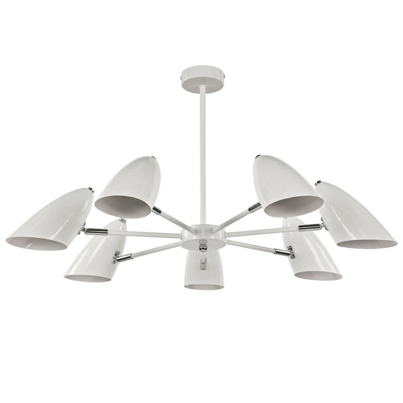 Люстра Retro Future White Белый Люстра Retro Future White Белый в Костроме | Loft Concept