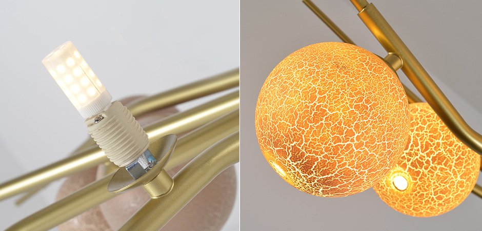 Люстра 8-GLOBE CHERRYBOMB CHANDELIER Люстра 8-GLOBE CHERRYBOMB CHANDELIER - Loft-Concept в Костроме