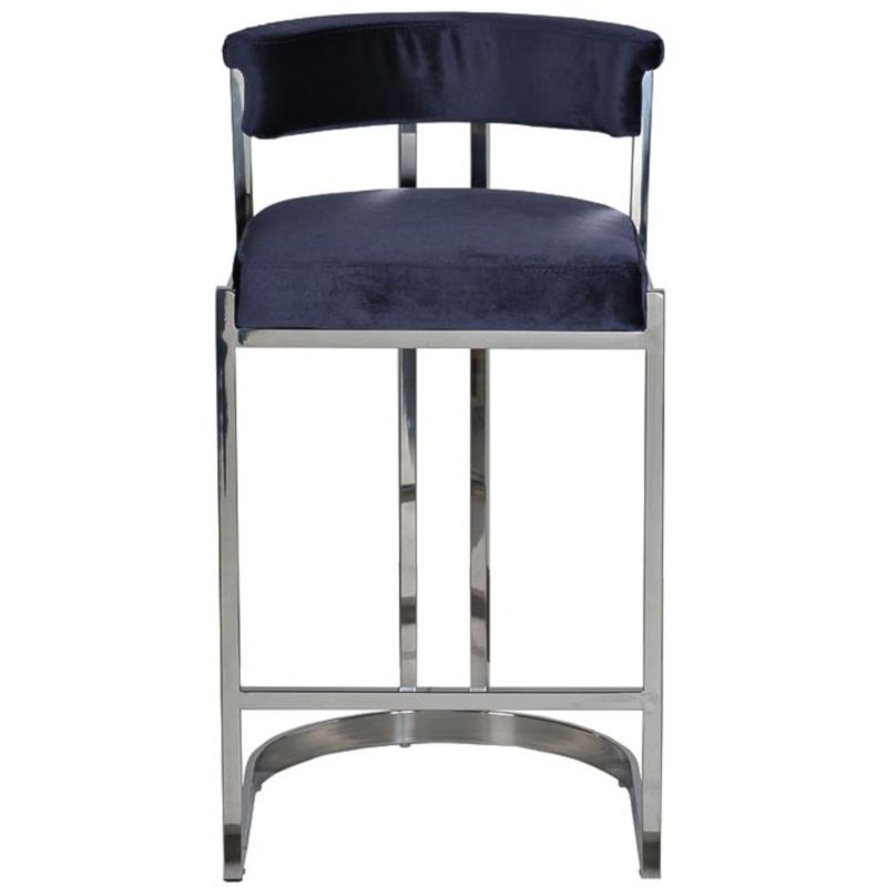 Стул барный Moselle dark blue Темно-синий Стул барный Moselle dark blue Темно-синий в Костроме | Loft Concept