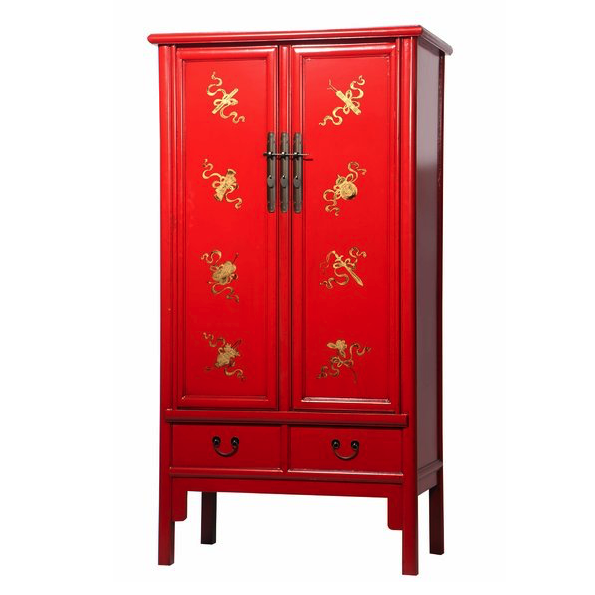 Шкаф Chinese Rack Red Красный Шкаф Chinese Rack Red Красный в Костроме | Loft Concept