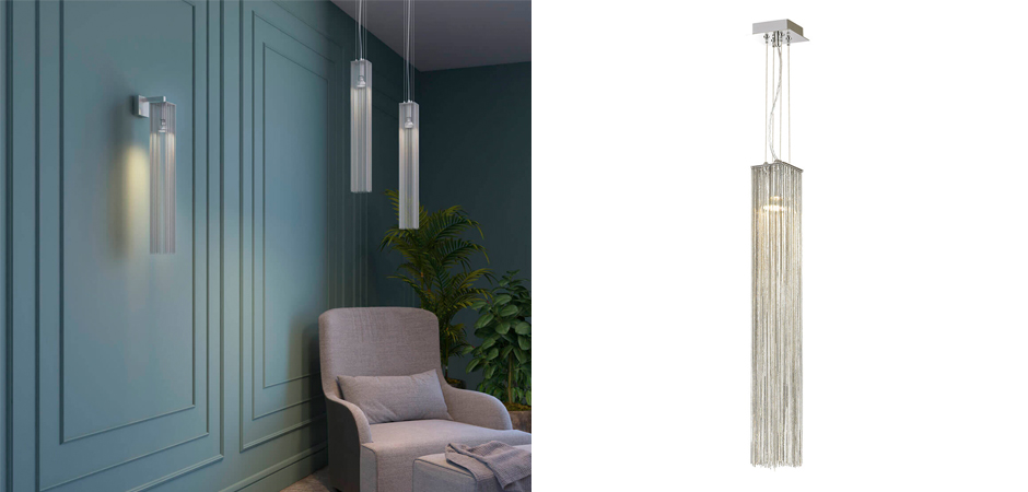 Подвесной светильник Atlantis Chain Nickel One Подвесной светильник Atlantis Chain Nickel One - Loft-Concept в Костроме