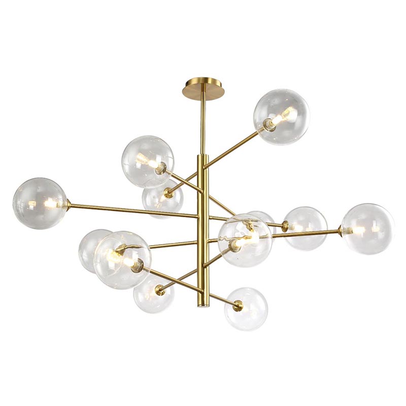 Люстра Gallotti & Radice Chandelier Gold 12 Глянцевое золото Люстра Gallotti & Radice Chandelier Gold 12 Глянцевое золото в Костроме | Loft Concept