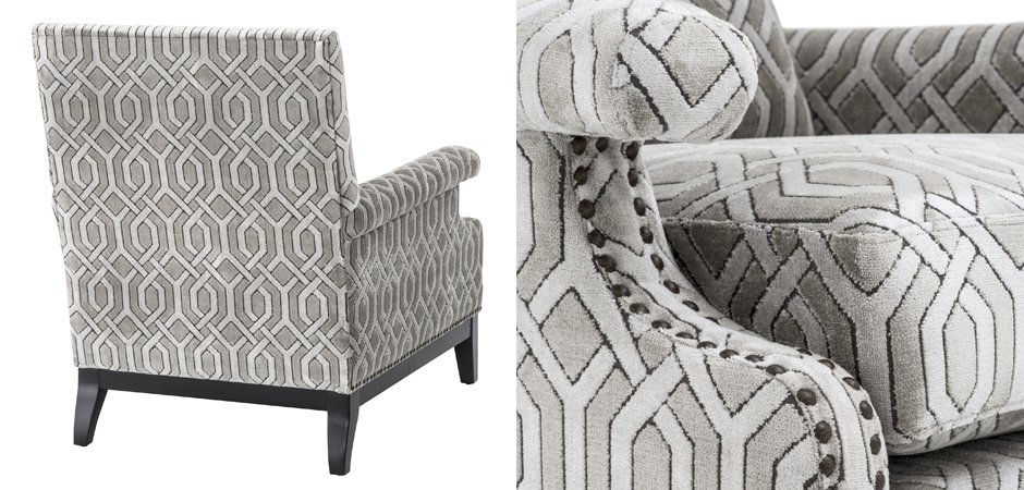 Кресло Eichholtz Chair Goldoni Grey Кресло Eichholtz Chair Goldoni Grey - Loft-Concept в Костроме