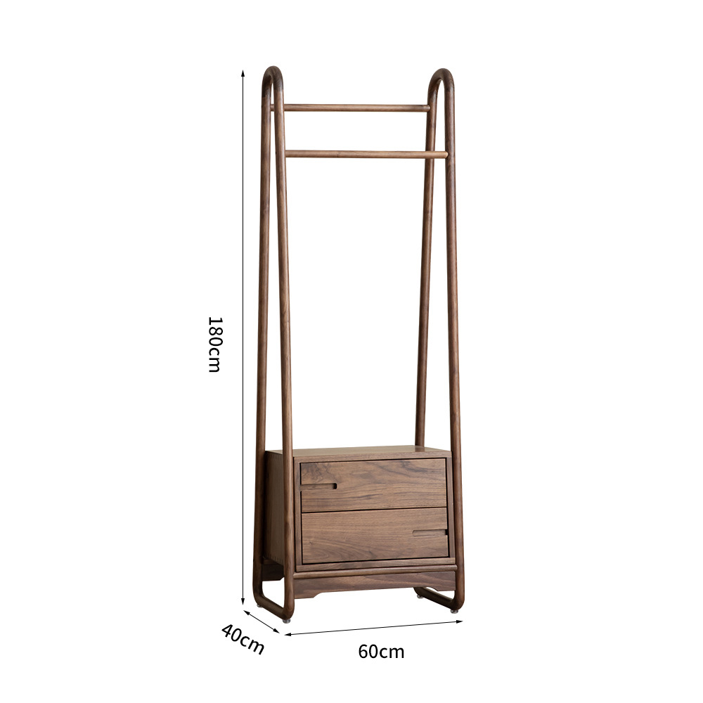Вешалка деревянная с 2- мя ящиками Moon Walnut Furniture Вешалка деревянная с 2- мя ящиками Moon Walnut Furniture в Костроме