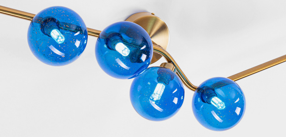 Бра Cherry FLUSH MOUNT Wall Lamp blue Бра Cherry FLUSH MOUNT Wall Lamp blue - Loft-Concept в Костроме