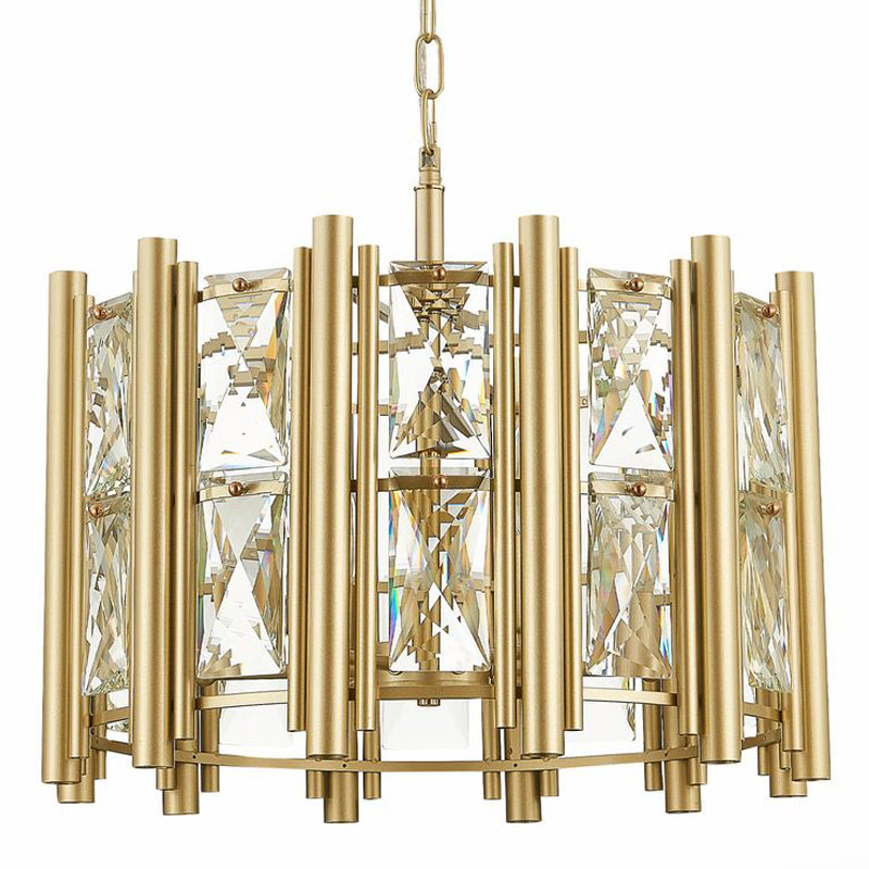 Люстра Rivelen Chandelier D50 Золотой Шампань Прозрачное Стекло Люстра Rivelen Chandelier D50 Золотой Шампань Прозрачное Стекло в Костроме | Loft Concept