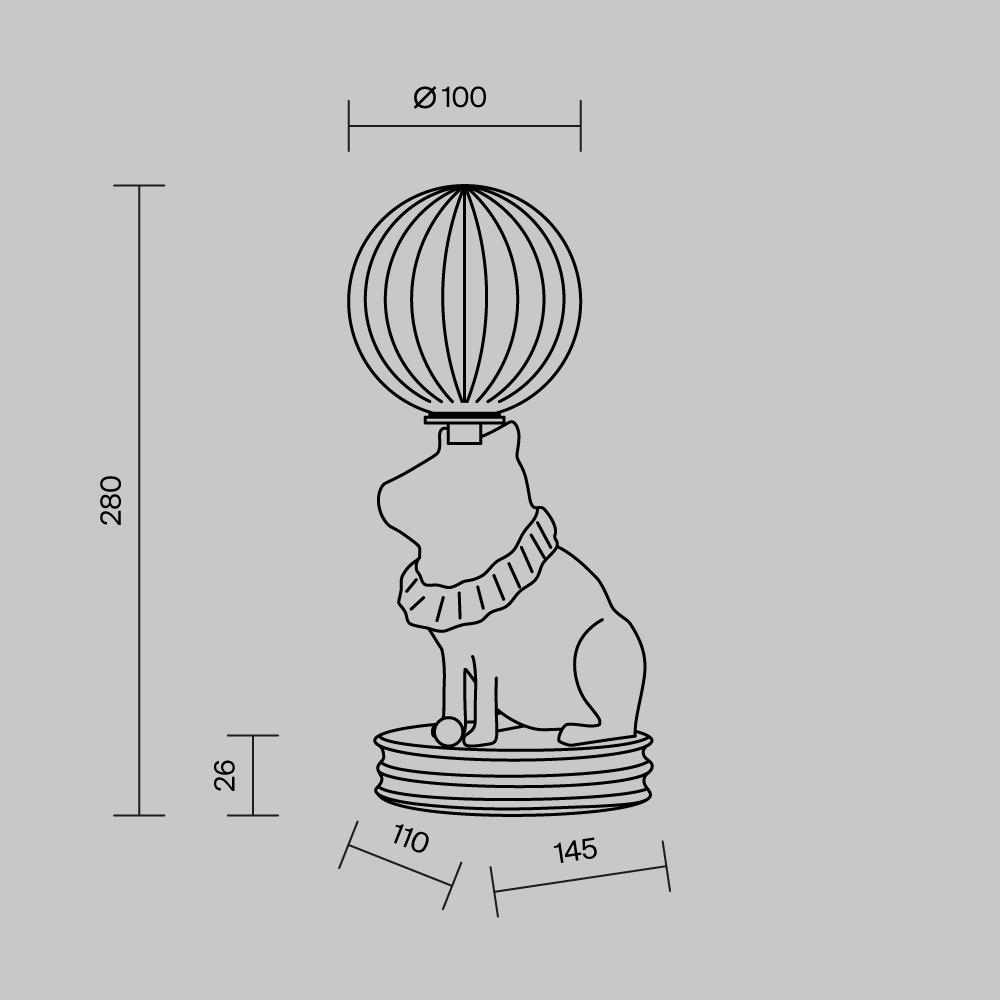 Настольный светильник Senor Capybara 3000К 5Вт в Костроме