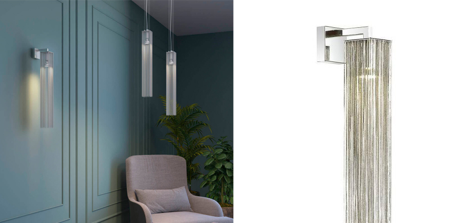 Бра Atlantis Chain Nickel One Sconces Бра Atlantis Chain Nickel One Sconces - Loft-Concept в Костроме