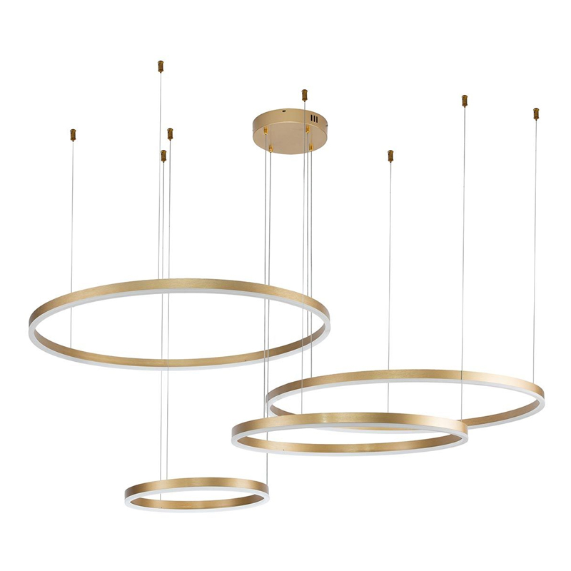 Подвесной светильник Neo Circles Gold Золотой Подвесной светильник Neo Circles Gold Золотой в Костроме | Loft Concept