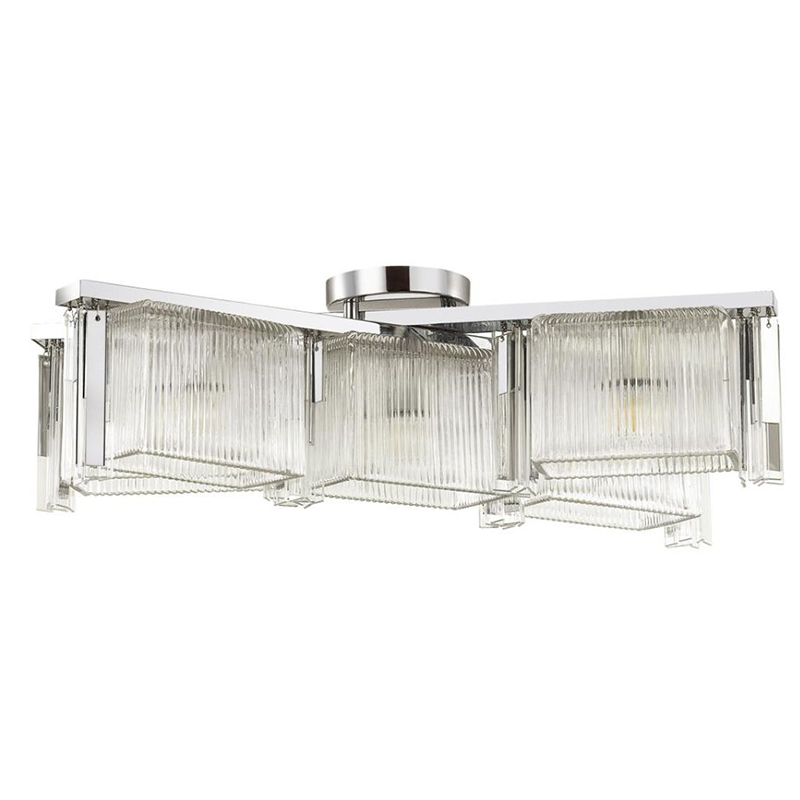 Люстра Madelen Chrome Chandelier 5 Хром Прозрачный (Transparent) Люстра Madelen Chrome Chandelier 5 Хром Прозрачный (Transparent) в Костроме | Loft Concept